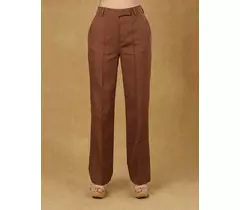 Brown straight Trouser