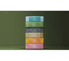 Handmade Soaps - Pack of 6 (Mint, Neem Tulsi, Charcoal, Mogra, Orange Rose