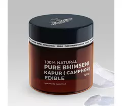 Natural Care Bhimseni Camphor - 100 gm Transparent Solid