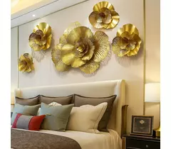 Ensemble d'art mural en métal artisanal Divine Shimmara