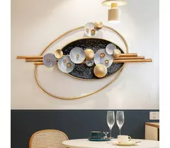 Divine Luxura Art mural en métal - Sculpture contemporaine 114x64cm