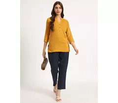 Marineblaue Baumwoll-Twill-Hose – bequem und vielseitig