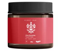EIGHT.OLD Glow Boosting Facial & Body Polish - Natural Exfoliator for Radiant Skin (100g)