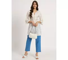 Tranquil Blue Lounge Pants aus Bio-Baumwolle – weich und atmungsaktiv