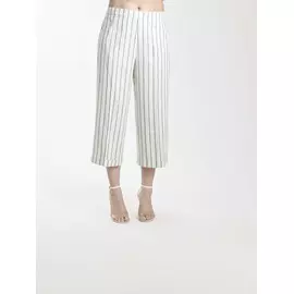 Power Sutra Linen Comfort Fit Culottes - Vit