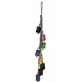 Conjunto de 8 campanas: campanas vibrantes de hierro forjado hechas a mano