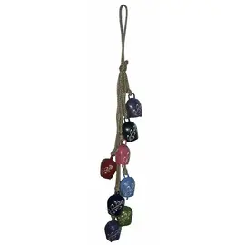 Conjunto de 8 campanas - Decoración hecha a mano
