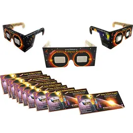 StepsToDo Prime Sonnenfinsternis-Betrachterbrille – 10er-Pack