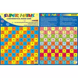 StepsToDo Super Math Pedagogiskt Brädspel 10-pack - Flerfärgat Papper