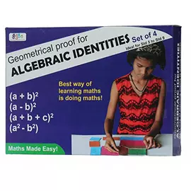 Kutuhal algebraiska identiteter Geometriska bevis pussel Brädspel DIY Kit