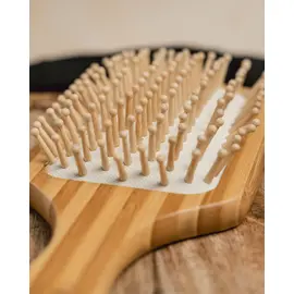 Träborstpaddelborste / bambuhårborste