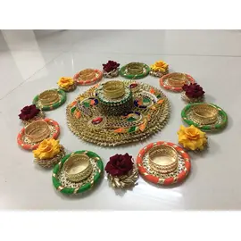 GOTA RANGOLI DE PEACOCK