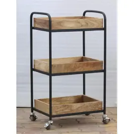 Art Wd Iron Trolley