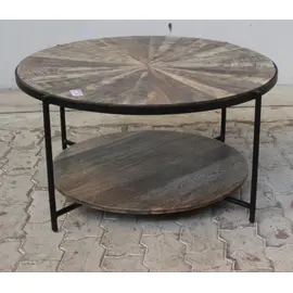 Juego de 2 mesas Art Wd Iron