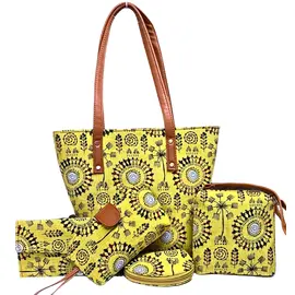 Bolso de diseño tradicional - Combo de 5 piezas