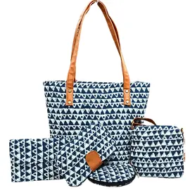 Bolso de diseño tradicional - Combo de 5 piezas