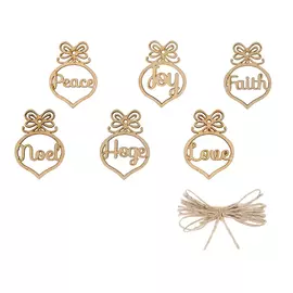 Árbol de Navidad con cuerdas de yute