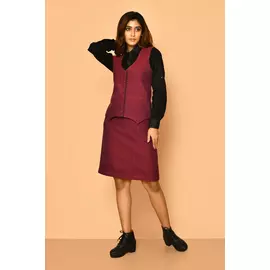Ensemble jupe en coton tissé à la main Celina pour femme