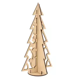 Árbol de Navidad con cuerdas de yute