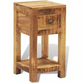 Table de chevet TV en bois de manguier