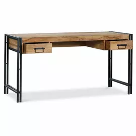 Table de chevet en bois de manguier et fer