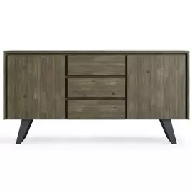 Buffet en bois de manguier avec tiroir