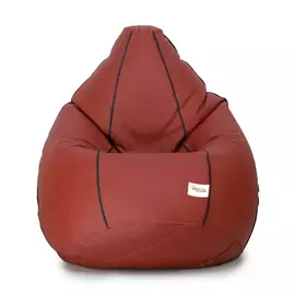 Sattva Classic XXXL Bean Bag Cover (Ingen fyllning) Solbränd med svarta kanter