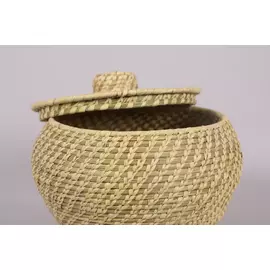 Caja de chapati ecológica hecha con hierba Sabai