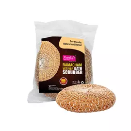 Exfoliante para baño Ramacham Vetiver de Preethy's Boutique, tamaño GRANDE (paquete de 2)