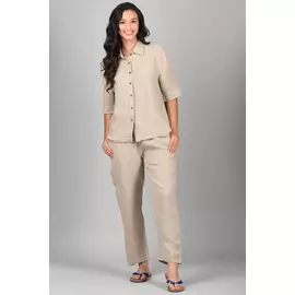 Natürliches Leinen-Pyjama-Set „Options Kurta“