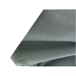 Graublaue, gewebte Wolldecken