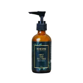 Gel de baño de menta y árbol de té