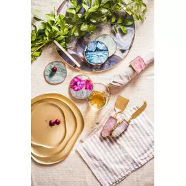 Tablettplatte aus Messing