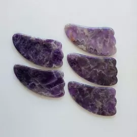 Ametist Gua Sha massageapparat