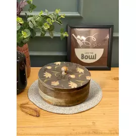 Brown color roti box