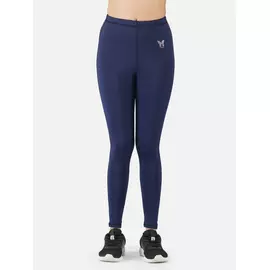 Tighta byxleggings Marinblå kvinnor