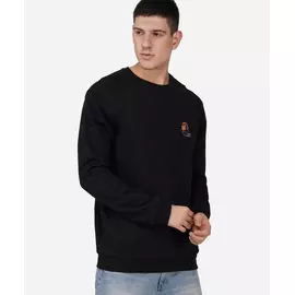 Fleece Lion Black Sweatshirt 