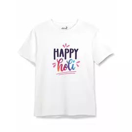 T-shirt Holi à manches courtes en coton Minicult pour enfant (lot de 1)
