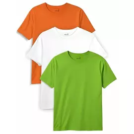 Minicult Basics – Halbarm-T-Shirts aus Baumwolle für Kinder in leuchtenden Unifarben (3er-Pack)