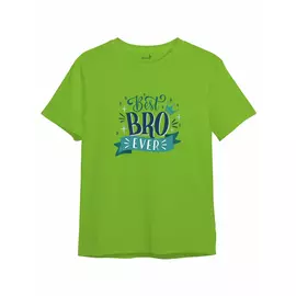 Minikult presenttröja för barn för pojkar och flickor t-shirt bror syster matchande klänning-grön