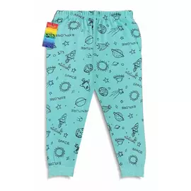 Minicult Cotton Kids Pajama for Boys and Girls(Pack of 1)Light Blue