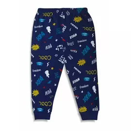 Minicult Cotton Kids Pajama for Boys and Girls(Pack of 1)Navy