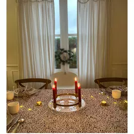 Twill bordsöverdrag för 4-sits – hållbart och elegant