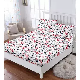 Parure de lit multicolore vibrante avec taies d'oreiller assorties