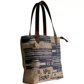 Canvas & Leather Trendola Tote Bag