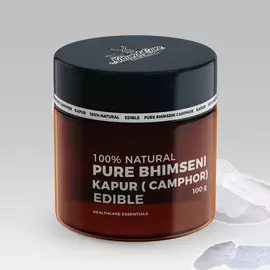 Natural Care Bhimseni Kampfer - 100 g transparenter Feststoff