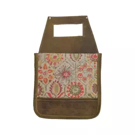 Hopofly 6-pack ölburk i canvas och läder - flerfärgad tygväska