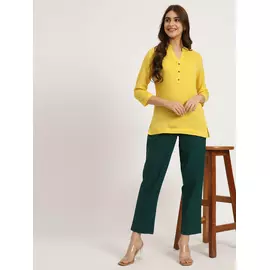 Bottle Green Cotton Pants - Comfortable & Stylish Everyday Wear