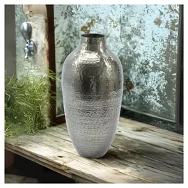 Black Nickel Aluminium Vase - 3.54 x 8.66 x 17.32 inch