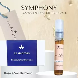La Aromas Symphony: Elevate Your Drive med Pink Rose & Vanilla Car Parfym